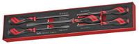 texmdtn Teng Tools Slotted Screwdriver Set, 5-Piece