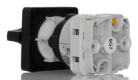 265-7677 RS PRO, DP 2 Position 90° Rotary Cam Switch, 500V ac, 25A, Knob Actuator