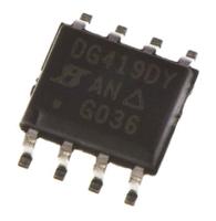dg419dy-t1-e3 Vishay DG419DY-T1-E3 Analogue Switch Single SPDT 15 V, 18 V, 24 V, 28 V, 8-Pin SOIC