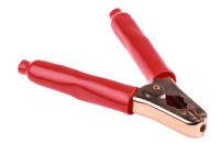 205-392 RS PRO Crocodile Clip Heavy Duty Crocodile Clip Connection, Copper-Plated Steel Contact, 200A, Red
