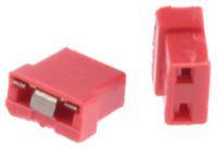m22-1920005 HARWIN Jumper Female Straight Red Open Top 2 Way 1 Row 2mm Pitch
