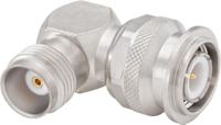 56s201-k00n5 Rosenberger Right Angle 50Ω RF Adapter TNC Plug to TNC Socket 10GHz