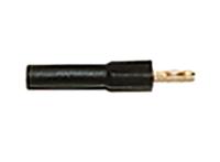bu-p72914-0 Mueller Electric Black, Male to Female Test Connector Adapter With Brass contacts and Gold Plated - Socket Size: 4mm