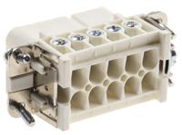 10441100 EPIC Heavy Duty Power Connector Insert, 14A, Female, H-A Series, 10 Contacts