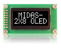 mcob20805av-ewp Midas 3.67in White Passive matrix OLED Display COB Parallel Interface