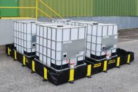 jen28519bl Justrite PVC Spill Berm for Spill Control, 2820L Capacity