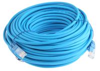 791-7003 RS PRO, 30m Cat5e, Blue RJ45 to Male RJ45 Male, U/UTP Unshielded, Terminated LSZH Sheath