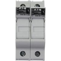 chcc2du Eaton 30A Rail Mount Fuse Holder for 10 x 38mm Fuse, 2P, 600V ac