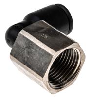 3192-08-17 Legris LF3000 Series Elbow Threaded Adaptor, G 3/8 Female to Push In 8 mm, Threaded-to-Tube Connection Style