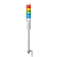 lr5-502lenw-rygbc Patlite LR5 Series Amber, Blue, Green, Red, White Signal Tower, 5 Lights, 24 V dc, Pole Mount