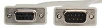 11016218-50 Roline Male 9 Pin D-sub to Female 9 Pin D-sub Serial Cable, 1.8m