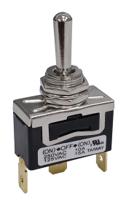 186-265 RS PRO Toggle Switch, Panel Mount, Momentary-Off-Momentary, SPDT, Solder Lug Terminal, 125, 250V ac
