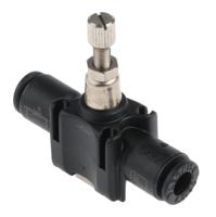 7770-04-00 Legris 7770 Series Tube Flow Regulator, 4mm Tube Inlet Port x 4mm Tube Outlet Port