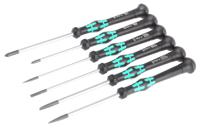 05118152001 Wera Phillips; Slotted Precision Screwdriver Set, 6-Piece
