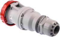 3186346 Scame IP66, IP67 Red Cable Mount 3P + E Industrial Power Socket, Rated At 63A, 415 V