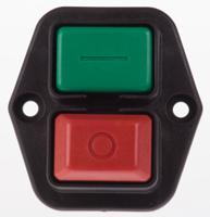 3251-20-0152 EICHOFF Push Button Switch, Latching, Panel Mount, DPDT, 230V