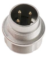 0314-03 Lumberg 3 Pole Din Plug, DIN EN 60529, 5A, 250 V ac IP68, Male, Wall Mount