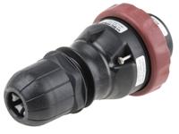 2191637 Scame IP66 Red Cable Mount 3P + N + E Power Connector Plug ATEX, IECEx, Rated At 16A, 346 → 415 V