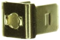 1257 Keystone Uninsulated Male Spade Connector, PCB Tab, 6.4 x 0.81mm Tab Size