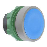 zb5ah06c0 Schneider Electric Harmony Series Blue Push Push Push Button Head, 22mm Cutout, IP66, IP67