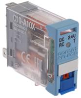 c10-a10x-dc-24-v Releco Plug In Power Relay, 24V dc Coil, 10A Switching Current, SPDT