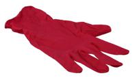 gp0063 Unigloves Red Powder-Free Nitrile Disposable Gloves, Size 8, Medium, 100 per Pack