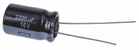 eeufr1c222 Panasonic 2200μF Aluminium Electrolytic Capacitor 16V dc, Radial, Through Hole - EEUFR1C222