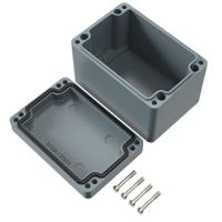020811080 Rose Polyester Standard Series Grey Glass Fibre Reinforced Polyester Enclosure, IP66, IK08, Grey Lid, 110 x 75 x 75.5mm