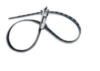 115-28590-softfix-xl-tpu-bk HellermannTyton Cable Tie, Releasable, 580mm x 28 mm, Black TPU, Pk-3