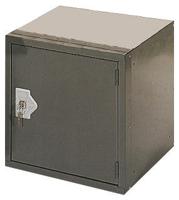 239-4745 RS PRO 1 Door Grey Locker, 305 mm x 305 mm x 305mm