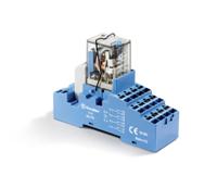 58p480120060sma Finder 58 Series Interface Relay, DIN Rail Mount, 12V ac Coil, 4PDT, 4-Pole, 7A Load