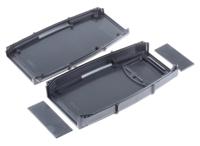 chh664bbk CAMDENBOSS 66 Series Black ABS Handheld Enclosure, Integral Battery Compartment, IP65, 185 x 110 x 35mm