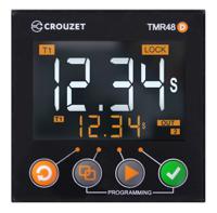 mda2r10mv2 Crouzet Syr-Line Series Panel Mount Timer Relay, 24 → 240V ac/dc, 2-Contact, 0.001 → 9.999 s, 0.01