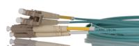 121-3935 RS PRO LC to LC Duplex Multi Mode OM4 Fibre Optic Cable, 900μm, Blue, 3m