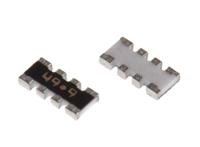 cay16-49r9f4lf Bourns, CAY16 49.9Ω ±1% Isolated Resistor Array, 4 Resistors, 0.25W total, 1206 (3216M), Convex