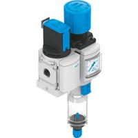 ms4-em1fr-14-d6-e-p-m-ag-mpa-wpe-b Festo MS4 Filter Regulator, 10 bar, MS4-EM1FR-1/4-D6-E-P-M-AG-MPA-WPE-B