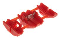 510-4898 RS PRO Tap Splice Connector, Red, Insulated 20 → 18 AWG