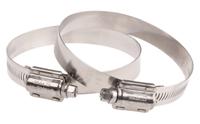 htm95p HI-TORQUE Stainless Steel Slotted Hex Worm Drive, 16mm Band Width, 75 → 95mm ID