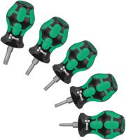05008876001 Wera 367 TORX® Stubby Screwdriver Set, 5-Piece