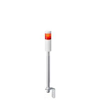 lr4-102ljnw-r Patlite LR4 Series Coloured Signal Tower, 1 Lights, 24 V dc, Pole Mount
