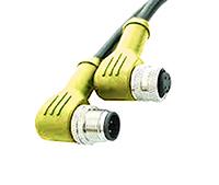 1200878502 Brad from Molex Female 3 way Threaded to Male 3 way M8 Sensor Actuator Cable, 1 m