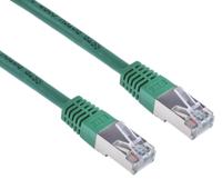 411-249 RS PRO, 3m Cat6, Green RJ45 to Male RJ45 Male, S/FTP Shielded, Terminated PVC Sheath