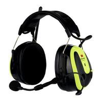 7100205299 3M WS Alert XPI Wireless Electronic Ear Defenders with Headband, 30dB, Blue, Noise Cancelling Microphone