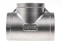 499-3120 RS PRO Stainless Steel Pipe Fitting, Tee Circular Tee, Female G 1-1/2in x Female G 1-1/2in x Female G 1-1/2in