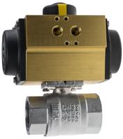 760-5618 RS PRO Ball type Pneumatic Actuated Valve, BSP 1-1/4in, 40 bar