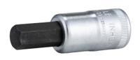 02450024 STAHLWILLE 3/8 in Drive Bit Socket, Hex Bit, 52 mm Overall Length