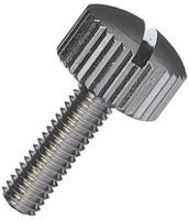 kss-m3x10 Yahata Neji, M3 Brass Thumb Screw, Nickel Plated Finish, 10mm