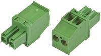1986375-2 TE Connectivity, 3.81mm Pitch, 2 Way, Pluggable Terminal Block, Plug, Cable Mount, Screw Down Termination,