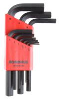 hlx9ms Bondhus 9 piece L Shape Metric Hex Key Set, 1.5 → 10mm