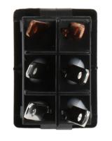 dm64j72s205q6 C & K Illuminated DPST, On-Off Rocker Switch Panel Mount